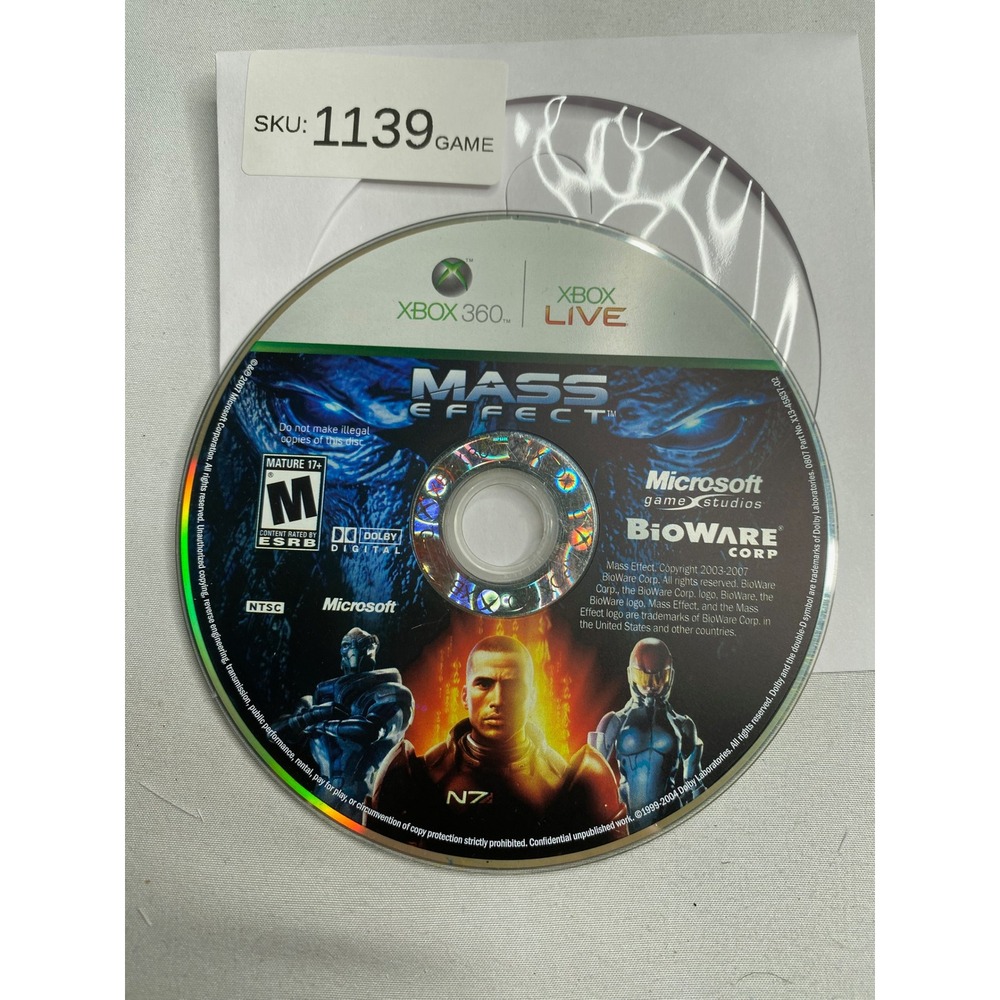 Mass Effect Microsoft Xbox 360